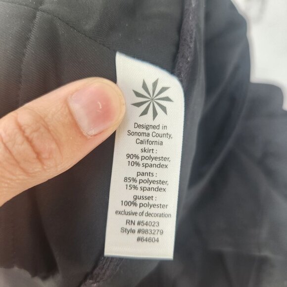 Athleta Prism 2-in-1 Lined Compression Running Shorts Activewear Women's M - Picture 9 of 10